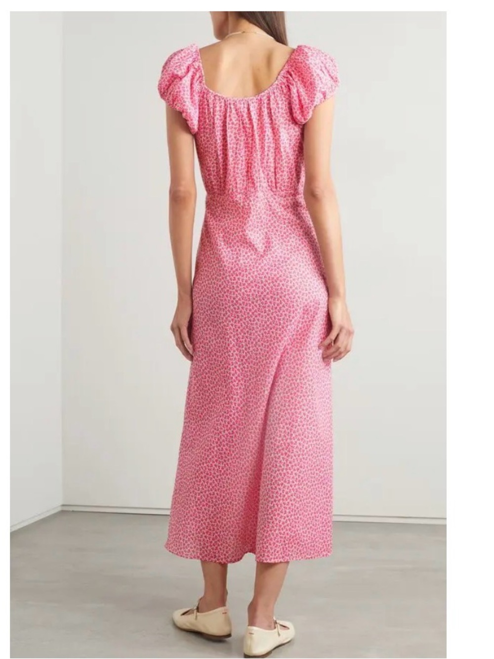 Doen Pink Sofia Hillside Bloom Medium
Floral Maxi Dress with Short Puff Sleeves - Picture 6 of 7
